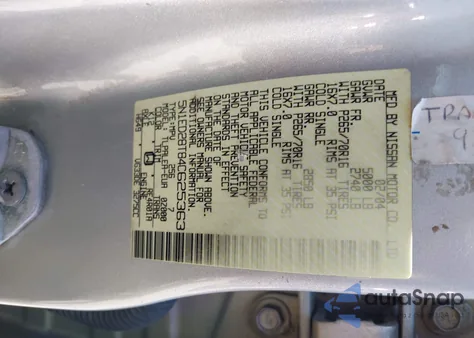 2004 Nissan Xterra Xe z USA, uszkodzony, nr VIN 5N1ED28T84C625363